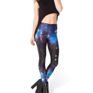 Rare BlackMilk Clothing Galaxy Blue Leggings Large